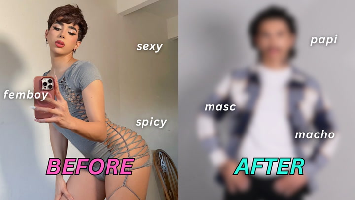 Video thumbnail for What Happens When A Femboy Tries A Masculine Look? | TRANSFORMED