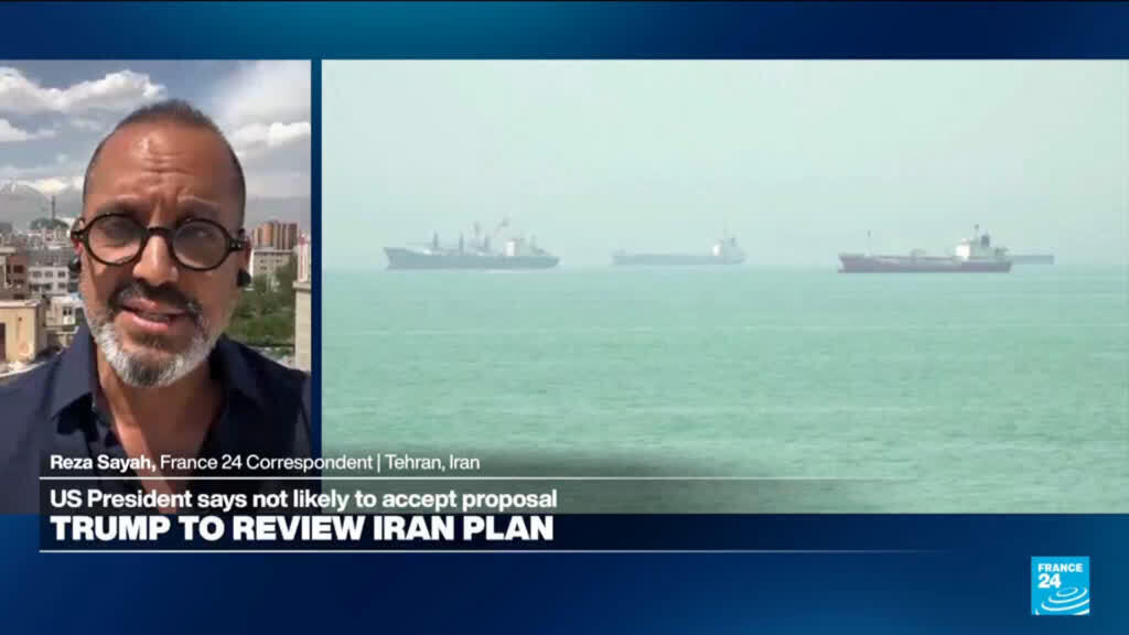 Video thumbnail for US President Trump says not likely to accept Iranian proposal