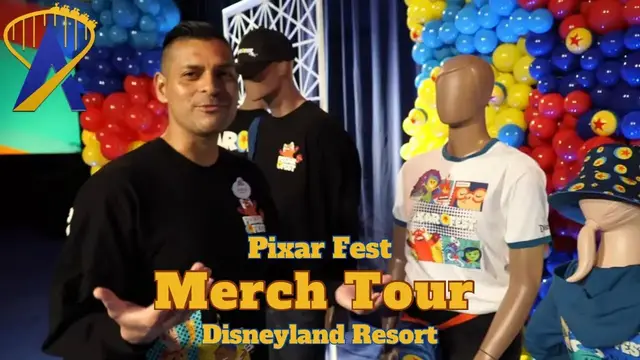 'Video thumbnail for Pixar Fest Merch Tour with Disney Cast Member'