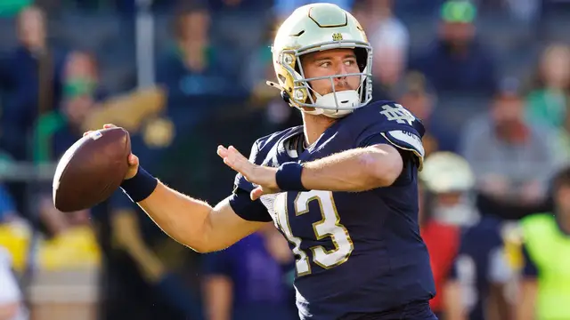 'Video thumbnail for Is Notre Dame Still a College Football Playoff Favorite?'