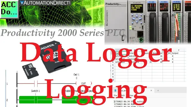 Video thumbnail for Productivity 2000 PLC Data Logger and Logging