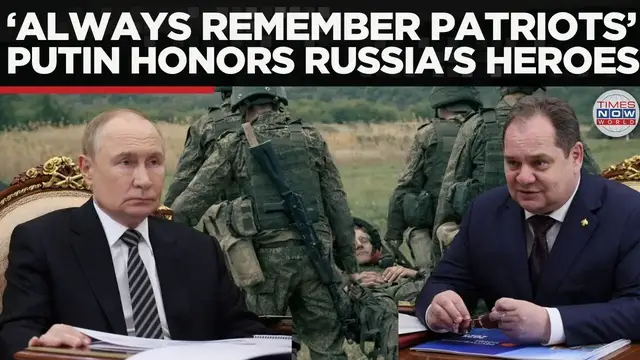 'Video thumbnail for 'Do Not Forget Them...' Putin Asks Governor to Look After Fallen Heroes of Ukraine War | World News'