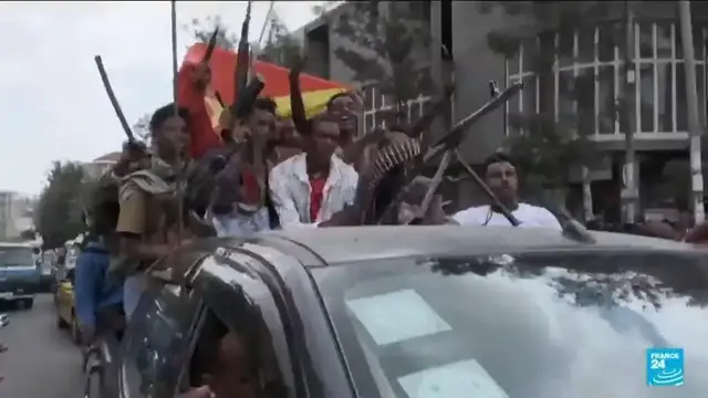 Video thumbnail for Ethiopia's Tigray rebels in 'full-blown' war with govt