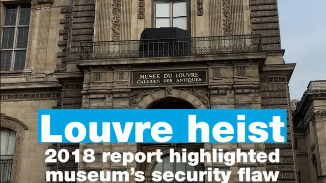 Video thumbnail for Louvre heist: 2018 report highlighted museum’s security flaw