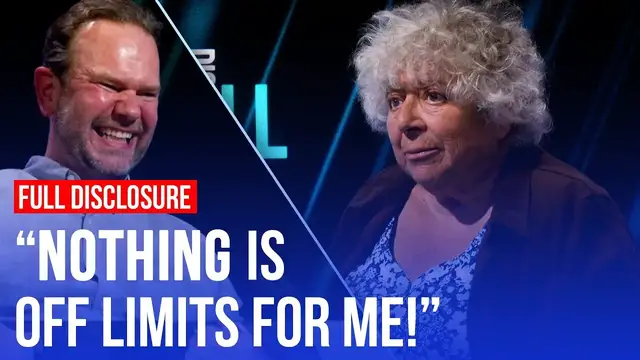 'Video thumbnail for James O'Brien meets Miriam Margolyes | Full Disclosure'