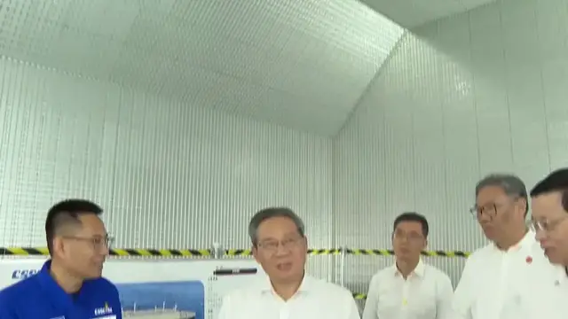 Video thumbnail for China: Chinese premier calls for quickening building of modern industrial system.