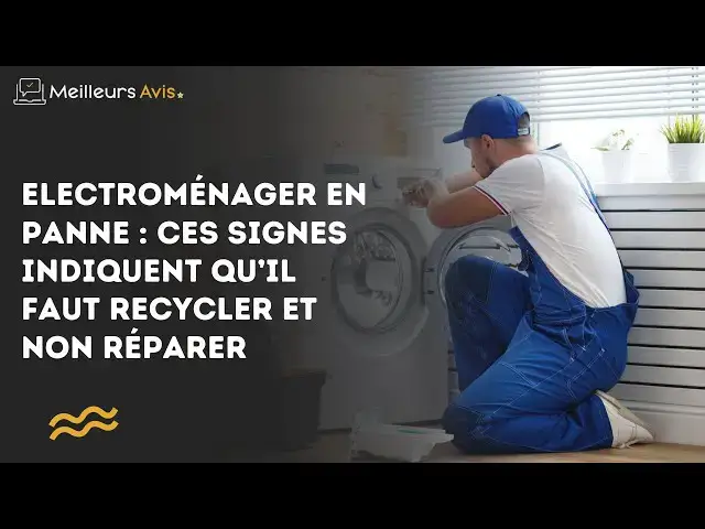 Video thumbnail for Electroménager en panne : ces signes indiquent qu’il faut recycler et non réparer