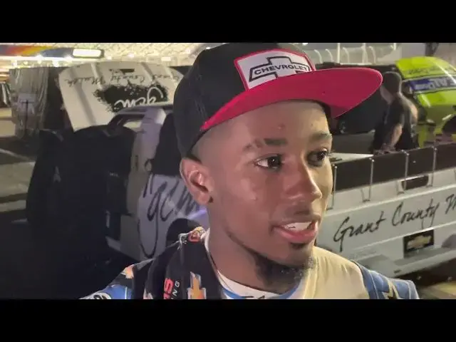 'Video thumbnail for Rajah Caruth Encouraged By Recent Speed, Wishes Darlington Ran Green at End'