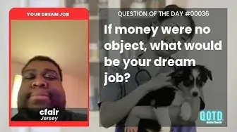 Video thumbnail for cfair's dream job is a music producer. Look forward to the new tunes!