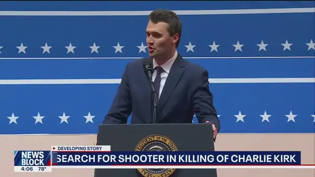 'Video thumbnail for The search for Charlie Kirk's killer continues'