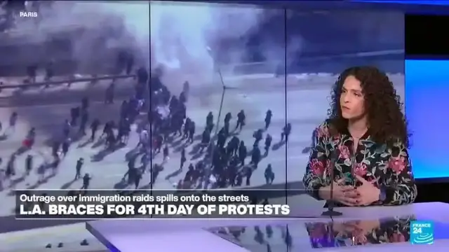 Video thumbnail for Dozens held after Trump-ordered immigration raids in Los Angeles