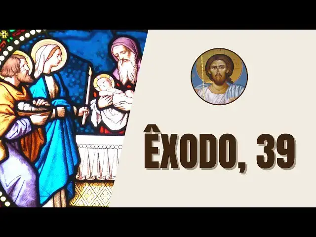 Video thumbnail for Êxodo, 39 - "Com a púrpura violeta, a púrpura escarlate e o carmesim, fizeram-se as vestes de..."