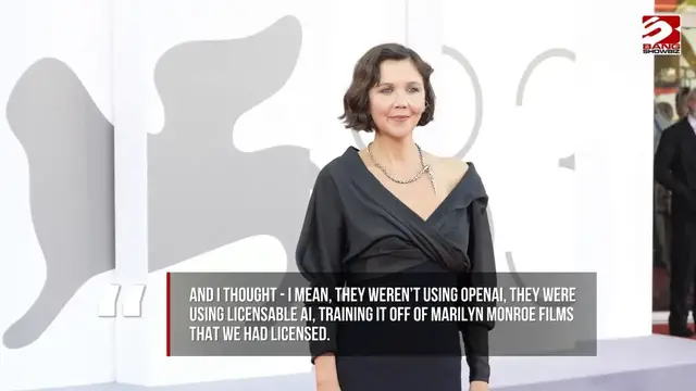 Video thumbnail for Maggie Gyllenhaal scrapped idea to transform Dakota Johnson into Marilyn Monroe using AI for Flesh Impact