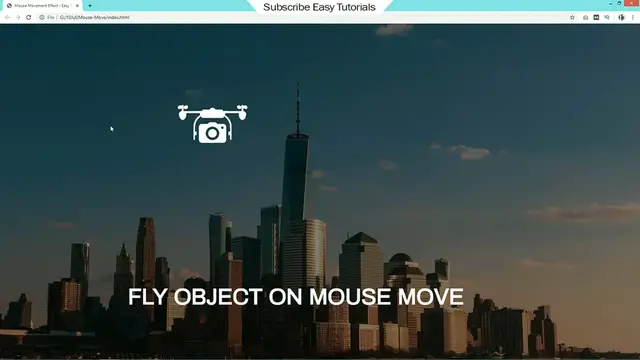 Video thumbnail for Make Website With Animation _ HTML CSS Jquery Tutorial _ Animation Effect In HTML Website