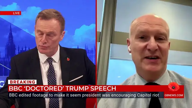 'Video thumbnail for WATCH: BBC doctoring of Donald Trump 'didn't happen by accident', Gordon Rayner says'