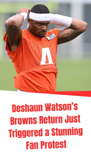 Video thumbnail for Deshaun Watson’s Browns Return Just Triggered a Stunning Fan Protest