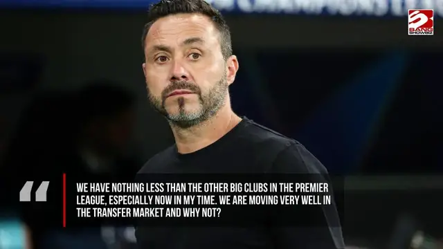Video thumbnail for Roberto De Zerbi: Tottenham will continue spending big