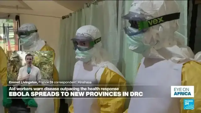Video thumbnail for Ebola outpacing health response in DR Congo, warn aid workers