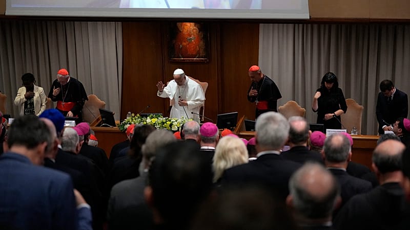 Video thumbnail for 'Disarm' AI to protect against new forms of slavery, Pope Leo warns