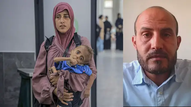 'Video thumbnail for Women and children bear the brunt of Gaza’s starvation crisis: ActionAid Palestine'