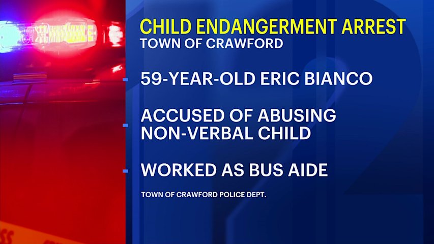 Video thumbnail for Bus aide accused of abusing child with special needs in Crawford