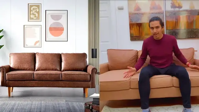Video thumbnail for The Truth About This ovios Mid-Century Modern Sofa