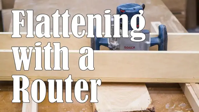 Video thumbnail for Flattening Boards with a Router Sled
