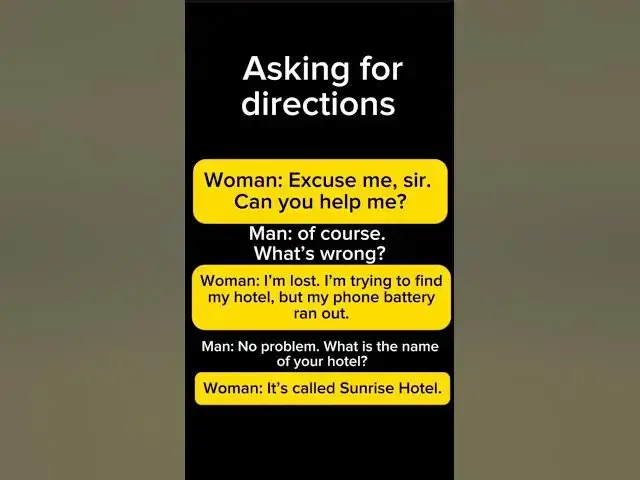 Video thumbnail for Ask and giving directions. #english locations #انجليزي_يقدمه_مصطفى with elllo conversations