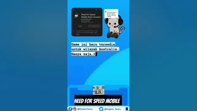 'Video thumbnail for Need for Speed Mobile di iOS dan Android - KingdomTaurusNews.com #needforspeedmobile'