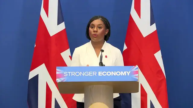 'Video thumbnail for WATCH IN FULL: Kemi Badenoch brands Rachel Reeves pre-Budget speech 'wafflebomb''