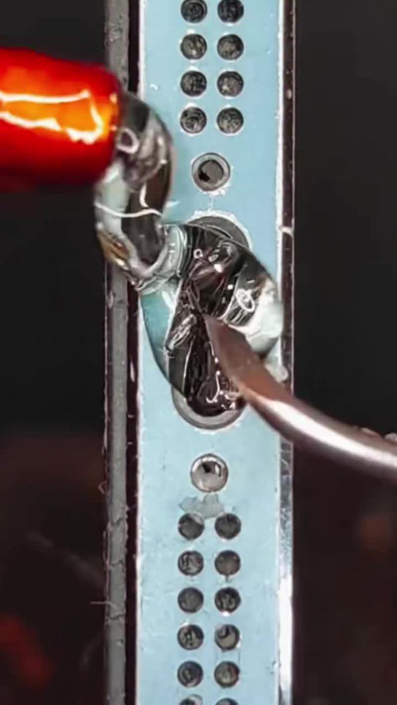 Video thumbnail for Oddly Satisfying iPhone Charging Port Cleaned with Hot Glue