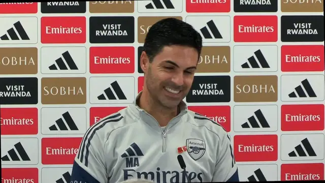 'Video thumbnail for Arteta praises 'exceptional' Raya as Arsenal prepare for Sunderland trip'