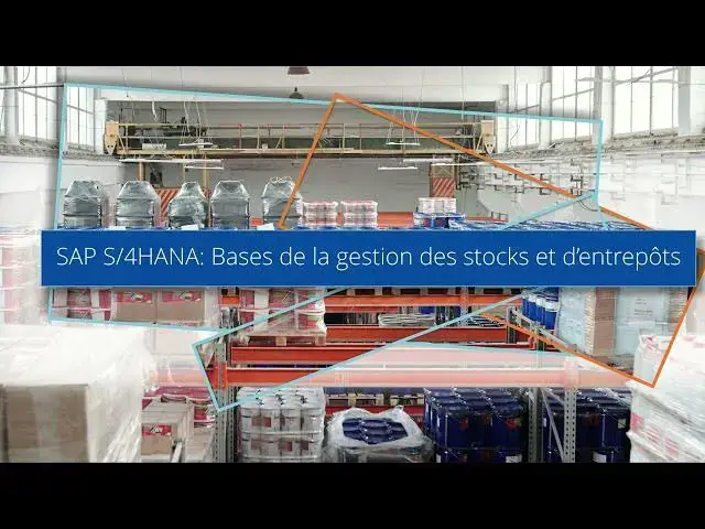 Video thumbnail for SAP S/4HANA : Bases de la Gestion des Stocks et D'Entrepôts