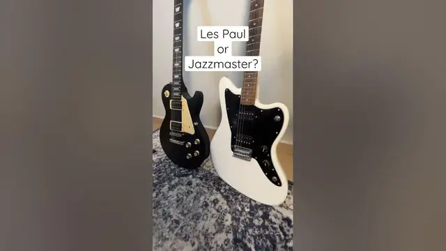 Video thumbnail for Les Paul or Jazzmaster? #shorts #guitar