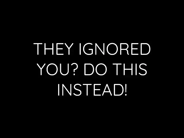 Video thumbnail for After Being Ignored, Never Make These 3 Big Mistakes | Psychology Facts