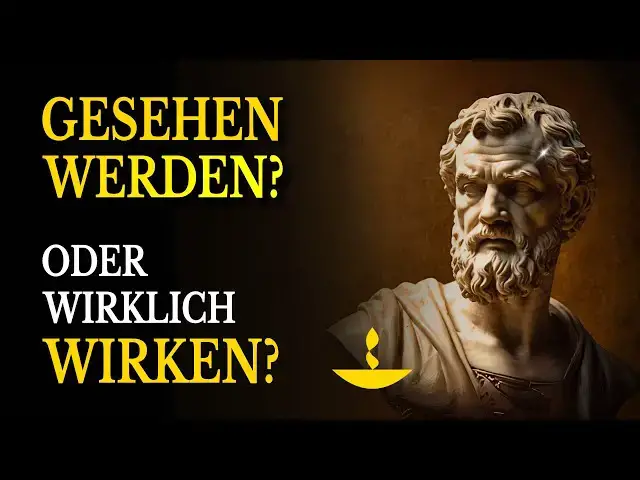 'Video thumbnail for Wie du mehr Wirkung erzielst, ohne laut zu sein – Stoizismus für Selbstständige'