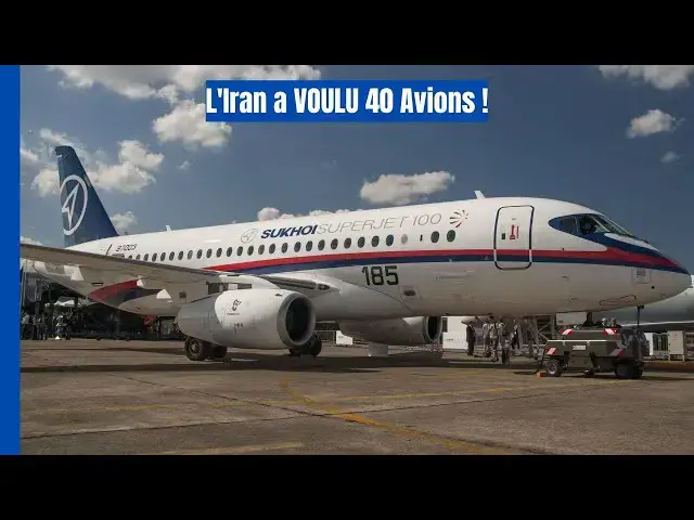 Video thumbnail for L'Iran achètera-t-il 40 avions russes Superjet SJ-100 ? 2 moteurs PD-8 livrés