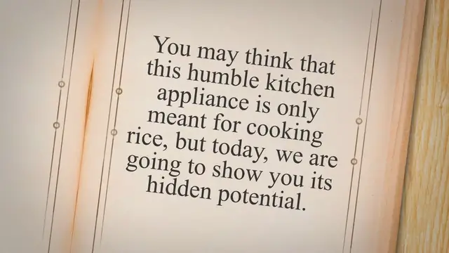 'Video thumbnail for Unlocking the Magic of Your Rice Cooker: 3 Unconventional Recipes You Never Knew Were Possible!'