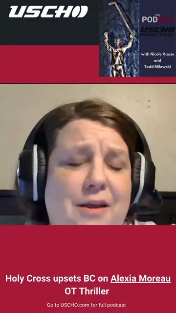 Video thumbnail for Alexia Moreau with OT Game winner vs Boston College