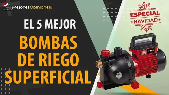 Video thumbnail for 🎁 MEJOR BOMBA DE RIEGO SUPERFICIAL - NAVIDAD 2021 (Comparación y guía de compra)