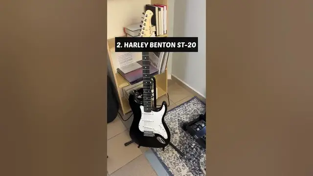 Video thumbnail for 5 Best Electric Guitars Under $200 (Harley Benton) #shorts