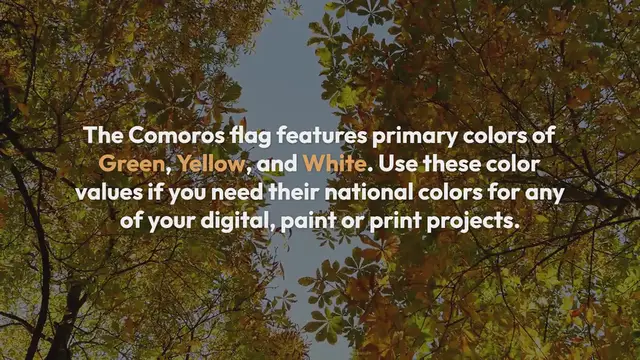 Video thumbnail for Comoros Flag Colors