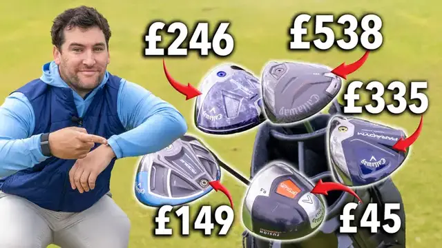 Video thumbnail for I Tested 5 Callaway Drivers From £45 Up To £538 (Shock Result!)