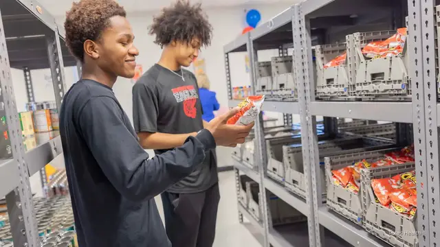 'Video thumbnail for School districts address food insecurity and foster resilience'