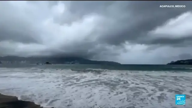 Video thumbnail for Hurricane Polo churns off Mexico