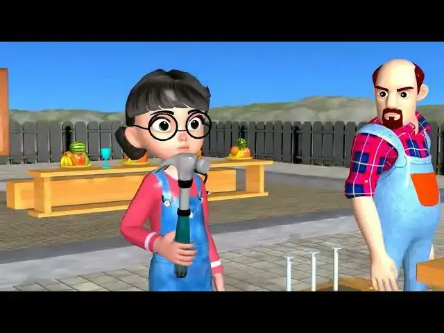 Video thumbnail for Scary Teacher 3D vs Squid Game Wooden Door vs Water Sprayer 5 Times Challenge Nick and Tani vs Scary