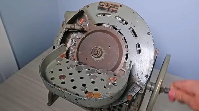 'Video thumbnail for 110 Years Old Mechanical Coin Sorter'
