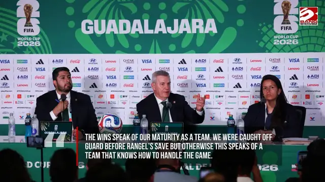 Video thumbnail for Javier Aguirre praises Mexico's maturity in World Cup progress