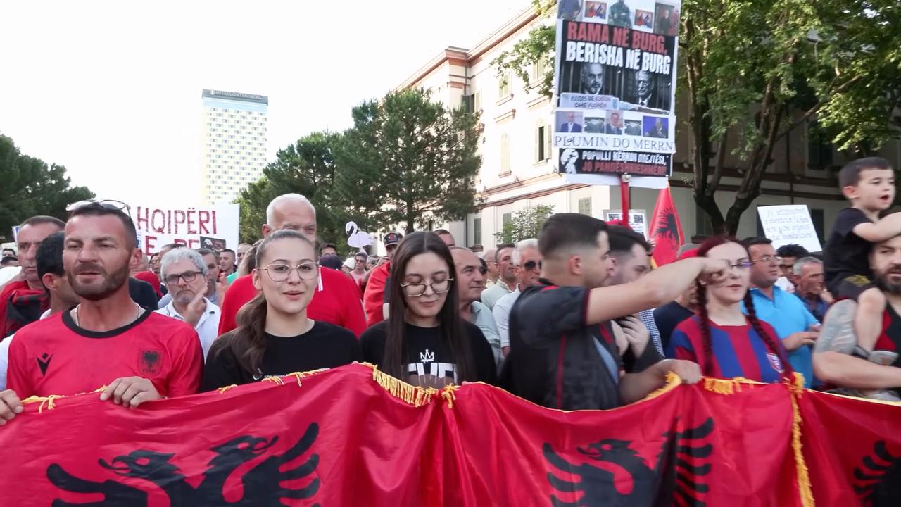 Video thumbnail for Albania: Protests against Zvernec tourism project continue for 15th Day in Albania.