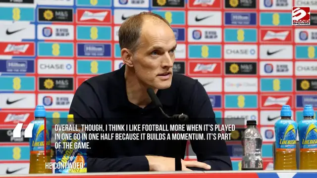 Video thumbnail for Thomas Tuchel has slammed World Cup hydration breaks